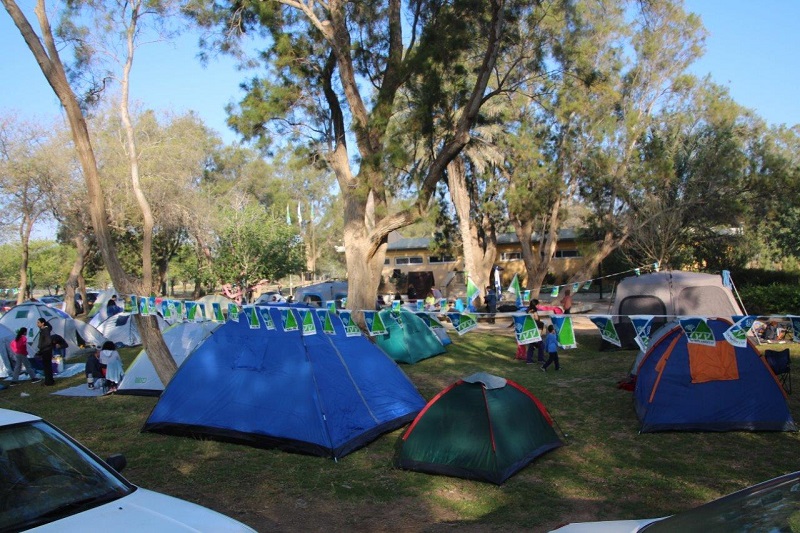 מחנה בשטח פבלו. צילום: ארכיון צילומי קק