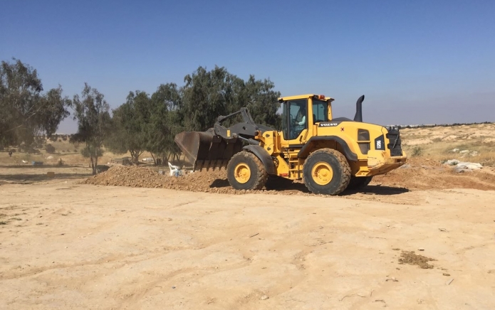 פינוי פלישה חוזרת באל עראקיב (צילום: רשות מקרקעי ישראל)