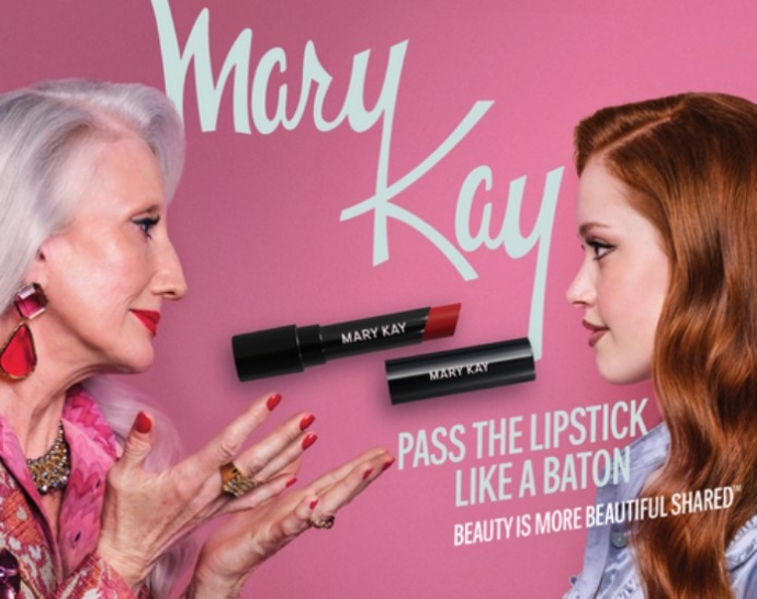קמפיין Beauty Is More Beautiful Shared של מרי קיי. צילום: Mary Kay Inc