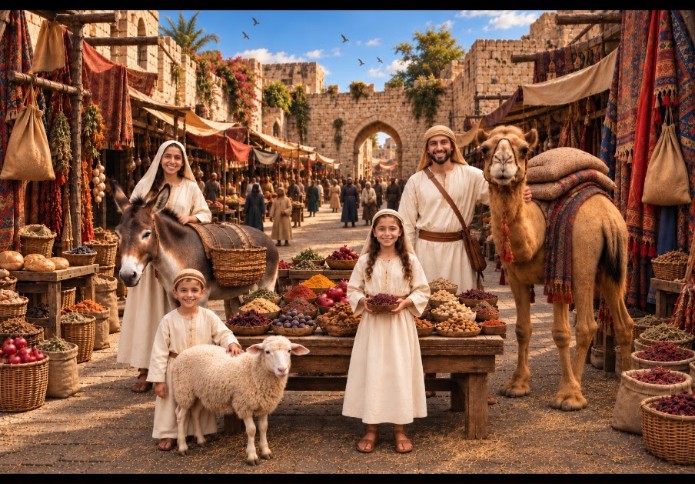 סיור תיאטרלי על טיילת החומות. צילום: פמ