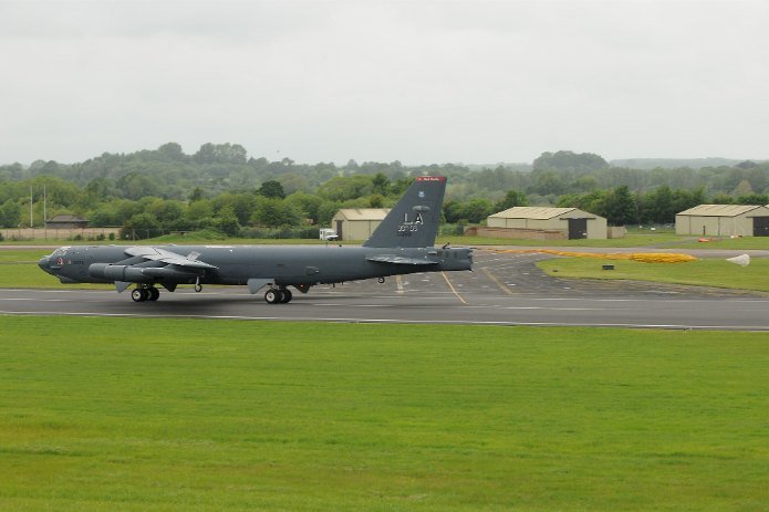 מפציץ B-52 אמריקני בבסיס RAF Fairford שבאנגליה. אילוסטרציה | צילום: Tech. Sgt. Chrissy Best / U.S. Air Force