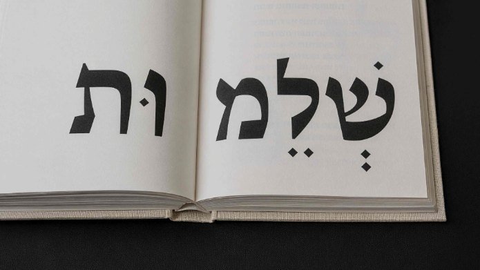 'שלום' – יצירה של יהודה פלדמר. צילום: יח"צ