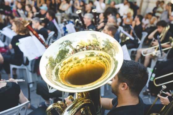 פרויקט החובבים של תזמורת הרחוב הירושלמית, שתנגן בפיקניק המוזיקלי על שפת הירדן. צילום: ילנה קווטני