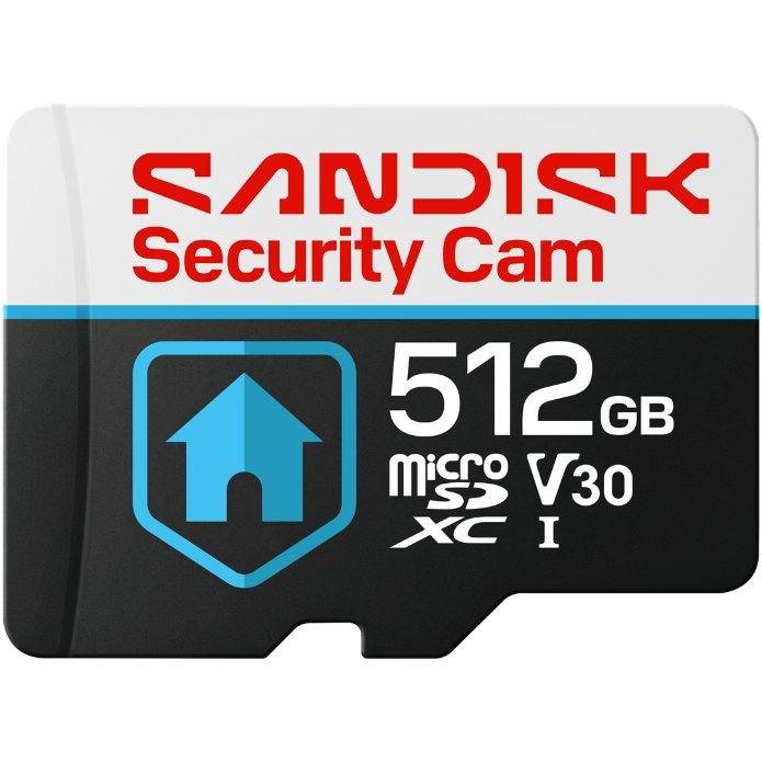 כרטיס SANDISK Security Cam בנפח 512GB מסדרת Guardian | צילום: SANDISK