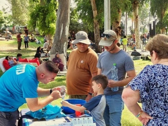 תחנות הטבע והפעילויות למשפחות בפסטיבל. צילום: איגוד ערים כינרת