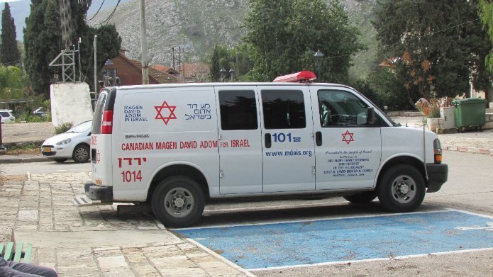 אמבולנס של מגן דוד אדום. התמונה להמחשה בלבד ואינה מתעדת את האירוע המדווח. | צילום: אילוסטרציה