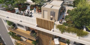 לראשונה במחוז מרכז: היתר בנייה בהתחדשות במסלול אדריכל מורשה הדמיית פרויקט ההתחדשות העירונית ברחוב בן גוריון 13-15 בכפר סבא | צילום: 3DVision