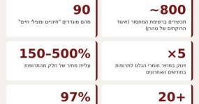 "בכל בית מרקחת אומרים לי שאין": משבר התרופות באיראן אינפוגרפיקה: משבר התרופות באיראן במספרים – עיבוד נתונים: The Pulse, על סמך אל-ג'זירה ואיגוד הרוקחים באיראן | צילום: The Pulse