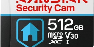 סאנדיסק משיקה את סדרת Guardian: כרטיסי זיכרון להקלטה רציפה כרטיס SANDISK Security Cam בנפח 512GB מסדרת Guardian | צילום: SANDISK