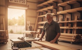 מה מיוחד במחסן העצים של משה סבג: איכות, דיוק ושירות אישי בפרויקטים מעץ מחסן העצים של משה סבג | צילום: קרדיט התמונה: תמונה זו נוצרה על ידי defaultImage בינה מלאכותית