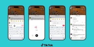 טיקטוק משיקה תגובות קוליות, סקרים בזמן אמת וקרוסלת תמונות באזור התגובות תגובות קוליות בטיקטוק: הקלטה של עד 60 שניות מתחת לסרטון. צילום: טיקטוק
