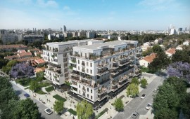 וילות גן מרחפות ב-38 אלף שקל למ"ר: הדירות האחרונות ב"אשרמן 32" הדמיית פרויקט