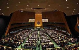 "שבעת התנאים" של טהרן: איראן סוגרת את הדלת בפני וושינגטון אילוסטרציה: אולם העצרת הכללית במטה האו