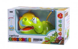 חדש: סדרת צעצועים איכותית לפעוטות במותג BABIES MACHINA צעצוע משינה על שלט - קרוקודיל(צילום:יח