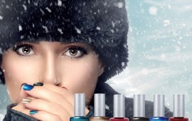 Winter show - פלטת גווני לק בהשראת מרבדי השלגים והקרח צילום:אלון גנון