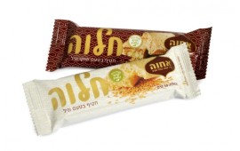 חברת "אחוה" משיקה חטיפי חלוה באריזות 50 גרם בטעמים וניל ושוקו-וניל חטיפי חלוה וניל ווניל - שוקולד 50 גרם של