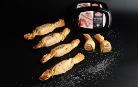 "סוכריות פילו" ממולאות מוס כבד עוף בטטה וביצה