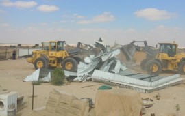 רשות מקרקעי ישראל וגורמי האכיפה ביצעו מבצע אכיפה בנגב: פונו 16 פלישות בלתי חוקיות לאדמות המדינה מבצע פינוים בנגב (צילום: רשות מקרקעי ישראל)