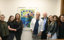 הציור ''הרצל'' של מנשה קדישמן יוצג בבית הנשיא הציור ''הרצל'' של מנשה קדישמן בבית הנשיא