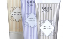 'CHIC SPA' סדרת קרמי הזנה לטיפוח כפות הידיים קרמי ידיים בניחוחות ספא של שיק(צילום:אלון גנון)