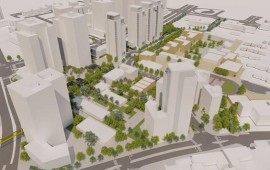 הוחלטה להפקדה בועדה המחוזית לתכנון ובניה באר שבע התכנית שקידמה רשות מקרקעי ישראל – קרית ברגמן שתכלול 612 יח"ד ושטחי תעסוקה הדמי, תוכנית קרית ברגמן. קרדיט : מנעד אדריכלים.