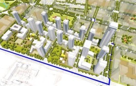 אושרה בותמ"ל תכנית להקמת שכונה על שטח שדה התעופה שמתפנה בהרצליה הדמייה:פרחי צפריר אדריכלים