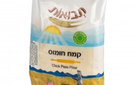 פרינאטה : מתכון ללחם שטוח מקמח חומוס תבואות - קמח חומוס. צילום - אייל גרניט