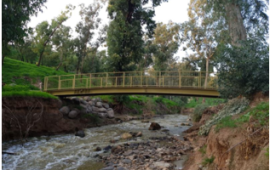 מהצפון ועד הדרום: בואו להכיר ולטייל באתרי טבע יפים - אשר רשות מקרקעי ישראל פיתחה והנגישה לטובת הציבור ללא תשלום שביל בין הגשרים, מבואת הכניסה לבית שאן – נחל חרוד (צילום: רשות ניקוז ונחלים ירדן דרומי)