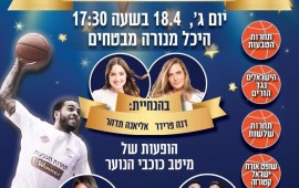 אירוע אוסלטאר 2017 - עם מיטב שחקני הכדורסל והאמנים בישראל אולסטאר 2017 היכל מנורה מבטחים