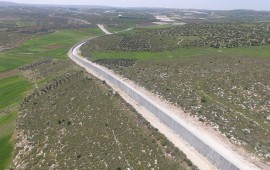 התקדמות העבודות להקמת מכשול במרחב דרום הר חברון ממצלמת רחפן צילום: אגף ההנדסה והבינוי במשרד הביטחון