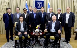 ריבלין אירח במשכנו את השגרירים הזרים ממדינות אסיה והפסיפיק צילום: מארק ניימן/לע