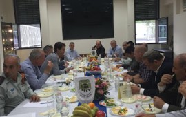 שר הביטחון נפגש עם פורום קו העימות שר הביטחון נפגש עם פורום קו העימות