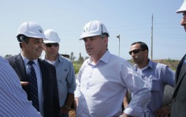 שטייניץ בסיור בנתג''ז: מתחילים בייצוא הגז לירדן שר האנרגיה התשתיות והמים, ד