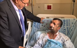 השר קרא מבקר את רס"מ נ' בביה"ח שערי צדק: "הקם להורגך השכם להורגו" השר קרא ביקר במחלקה בו מאושפז רס