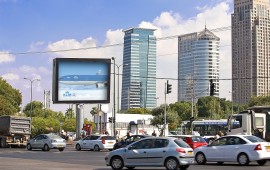 טכנולוגיית פרסום חדשה בישראל: CTV מבצעת שידורים ישירים על טלוויזיות חוצות