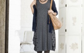 מיכל קפטה מדגמנת את קולקציית החורף של הגרה mihalkapeta