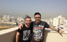 עומר אדם לא מפחד: נסע לאשדוד לחזק את תושבי הדרום