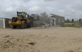 מפקחי רשות מקרקעי ישראל פעלו בנגב: 11 מבנים בלתי חוקיים נהרסו בפעילות אכיפה מרוכזת