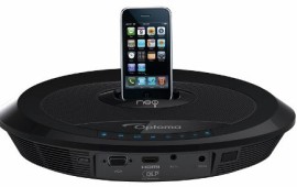 תחנת עגינה לאייפון תשמש כמקרן קולנוע ביתי