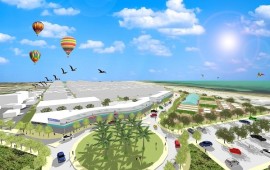 המהפכה התיירותית של ג'יסר א זרקא - כפר נופש יוקם בישוב הערבי כפר הנופש המתוכנן בג'יסר א זרקא. קרדיט הדמיה : לייטרסדורף אדריכלים