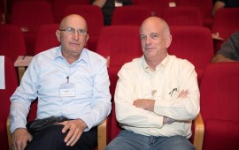 התעשיין אבינעם שקד נבחר בשנית ליו"ר התאחדות התעשיינים – מרחב דרום רן גרשפלד ואבינעם שקד.צילום דיאגו מיטלברג